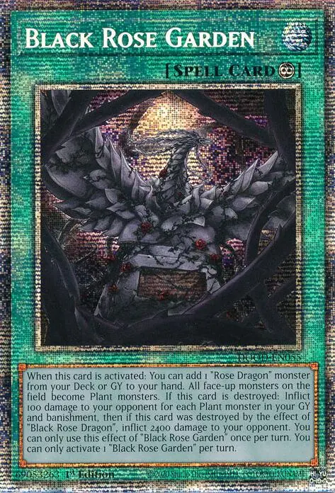 Black Rose Garden (Starlight Rare) [Dood-En055] Starlight Rare 1