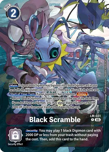 Black Scramble [Lm-031] (Alternate Art) [Starter Deck: Protector Of Light] 1