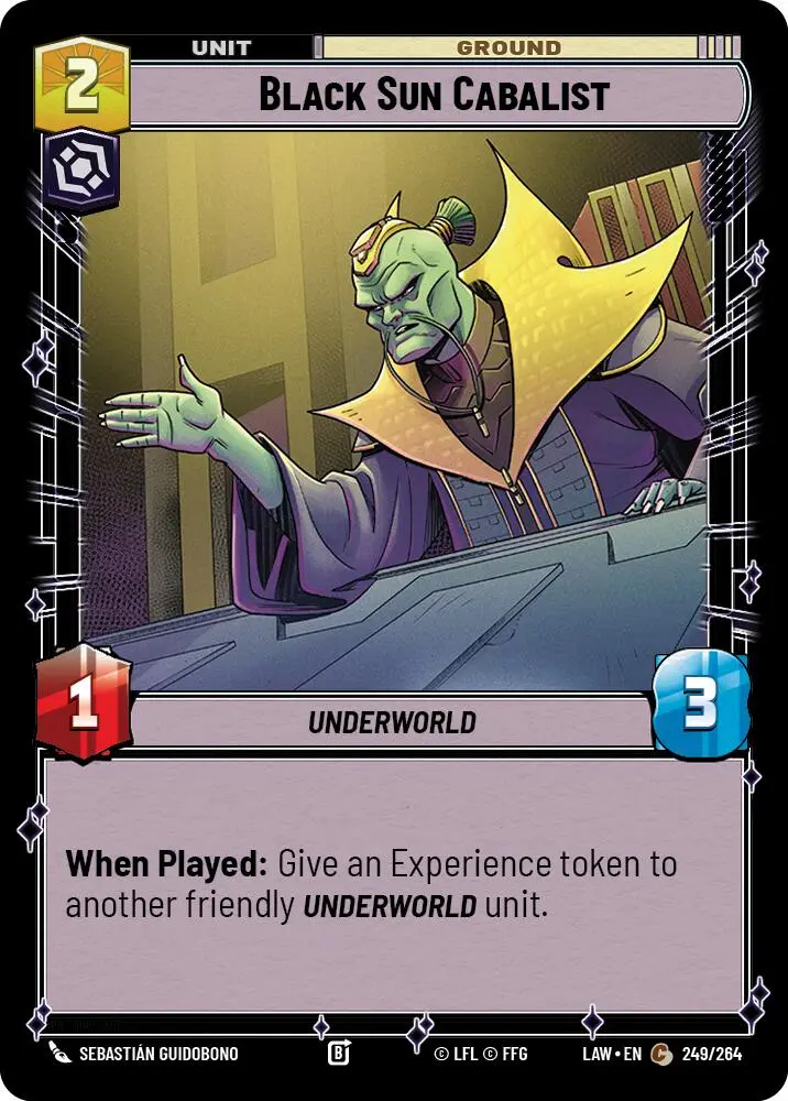 Black Sun Cabalist (249/264) (249/264) [A Lawless Time] 1