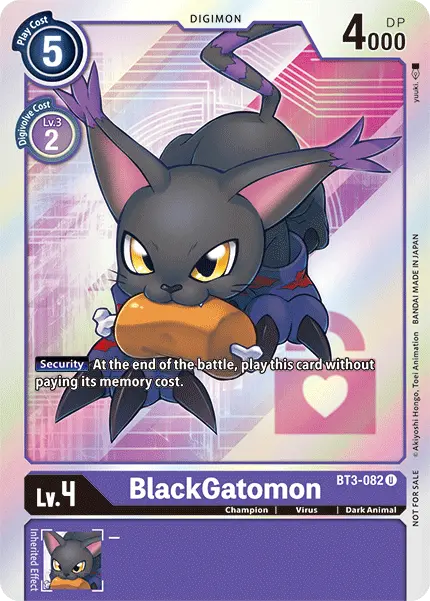 Blackgatomon [Bt3-082] (Buy-A-Box Promo) [Release Special Booster Ver.1.5 Promos] 1