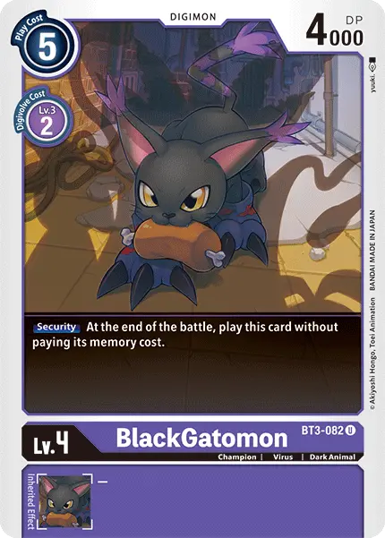 Blackgatomon [Bt3-082] [Release Special Booster Ver.1.5] 1