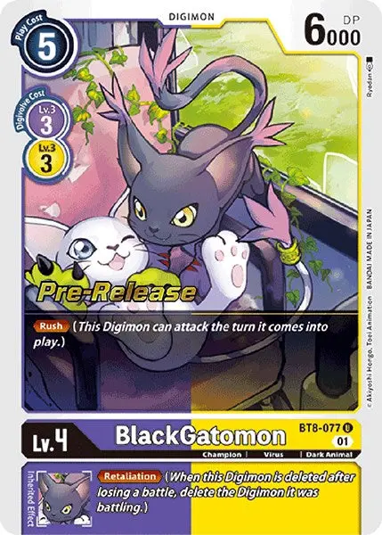 Blackgatomon [Bt8-077] [New Awakening Pre-Release Cards] 1