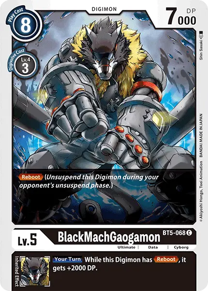 Blackmachgaogamon [Bt5-068] [Battle Of Omni] 1