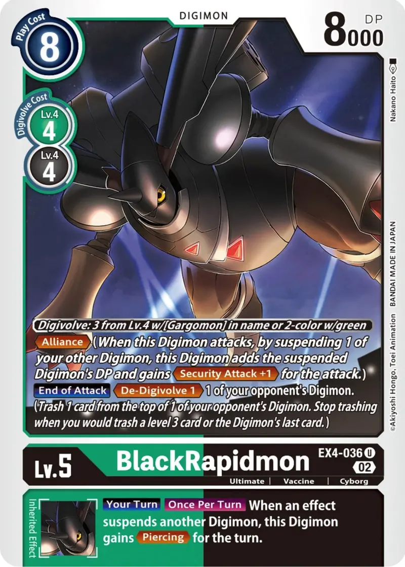 Blackrapidmon [Ex4-036] [Alternative Being Booster] 1