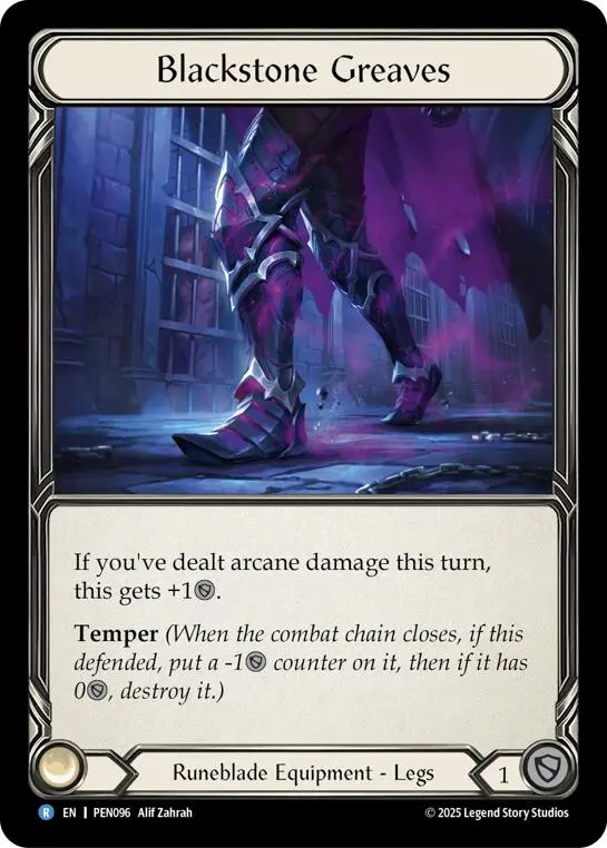 Blackstone Greaves [Pen096] (Compendium Of Rathe) 1