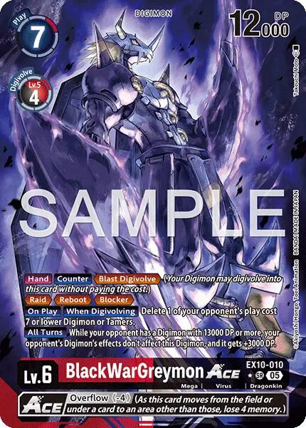 Blackwargreymon Ace [Ex10-010] (Alternate Art) [Sinister Order] 1