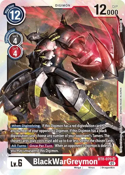 Blackwargreymon [Bt8-070] [Revision Pack Cards] 1
