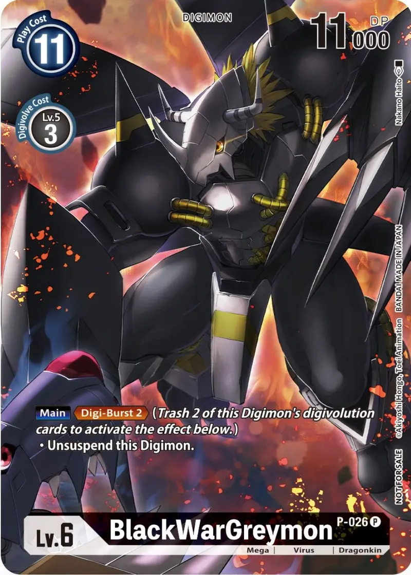 Blackwargreymon [P-026] (Winner Pack Across Time) [Promotional Cards] 1