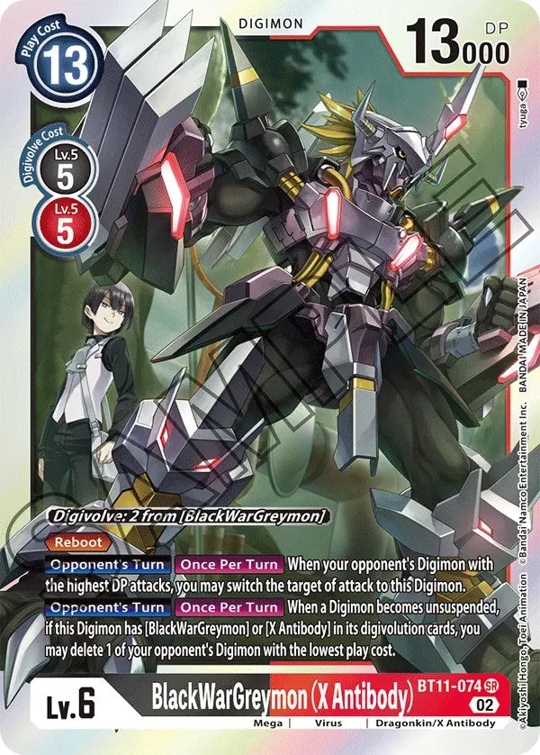 Blackwargreymon (X Antibody) [Bt11-074] [Dimensional Phase] 1