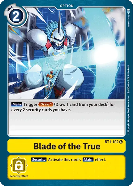 Blade Of The True [Bt1-102] [Release Special Booster Ver.1.0] 1