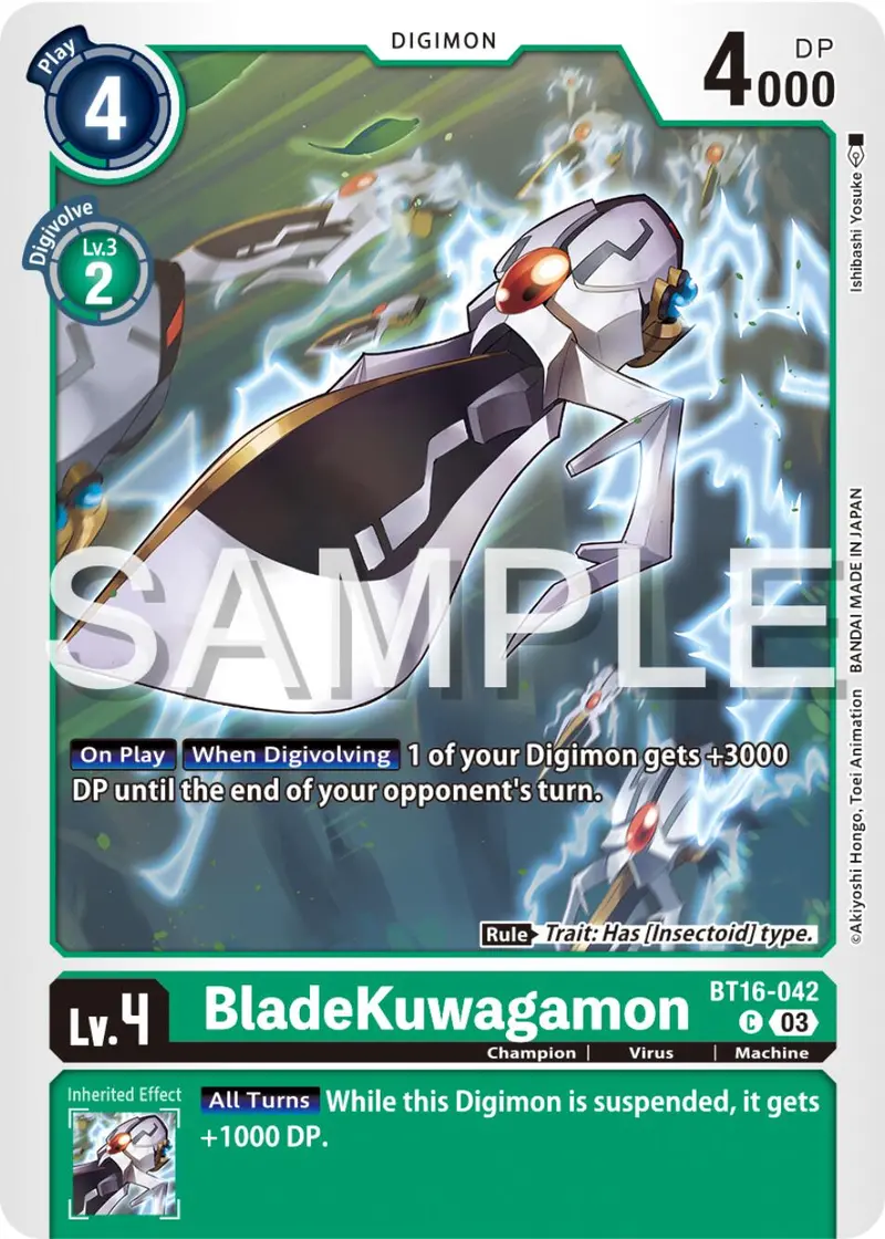 Bladekuwagamon [Bt16-042] [Beginning Observer] 1