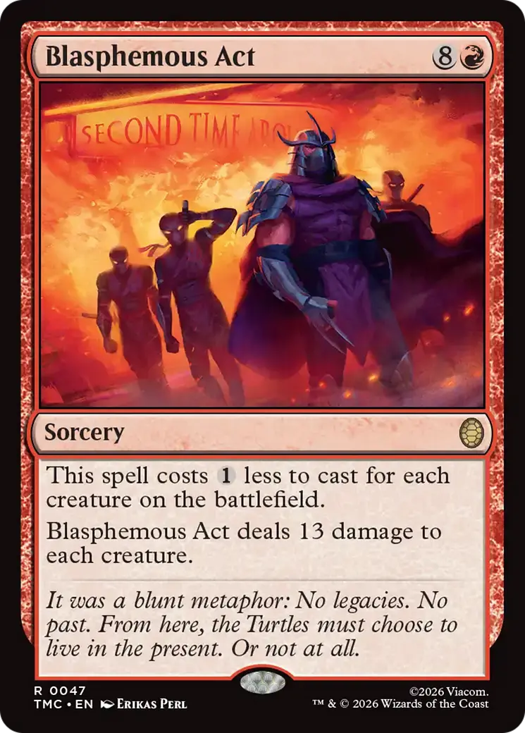 Blasphemous Act [Teenage Mutant Ninja Turtles Commander] 1