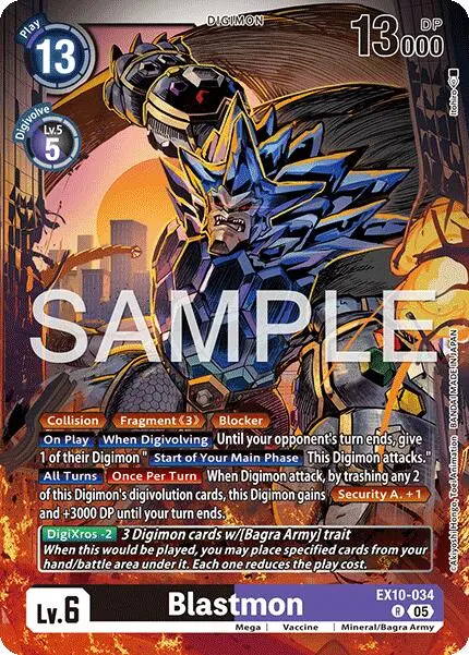 Blastmon [Ex10-034] [Sinister Order] 1