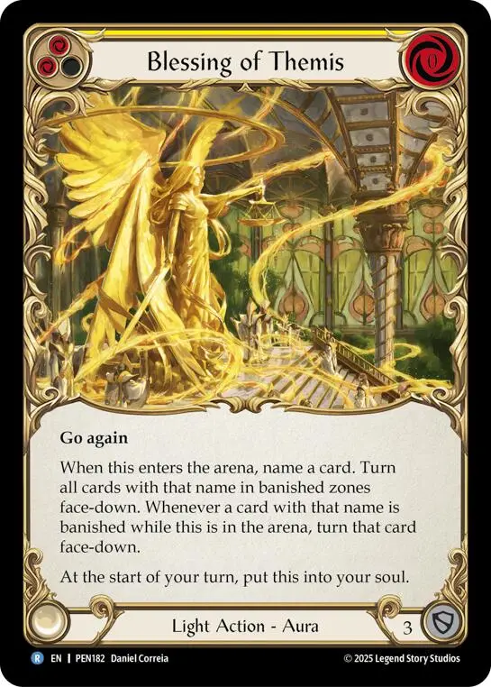Blessing Of Themis (Yellow) (Regular) [Pen182] (Compendium Of Rathe) 1