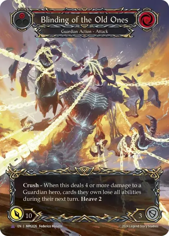 Blinding Of The Old Ones (Marvel Cold Foil) [Mpg026] (Mastery Pack Guardian)  Cold Foil 1