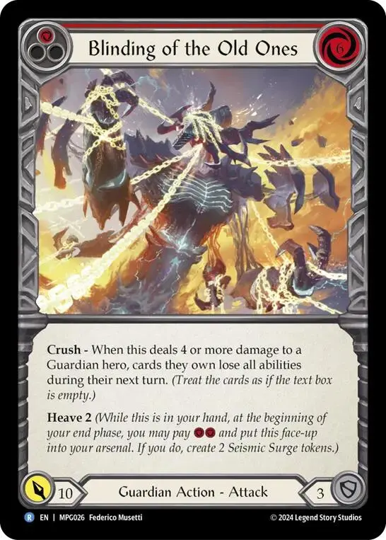 Blinding Of The Old Ones [Mpg026] (Mastery Pack Guardian) 1
