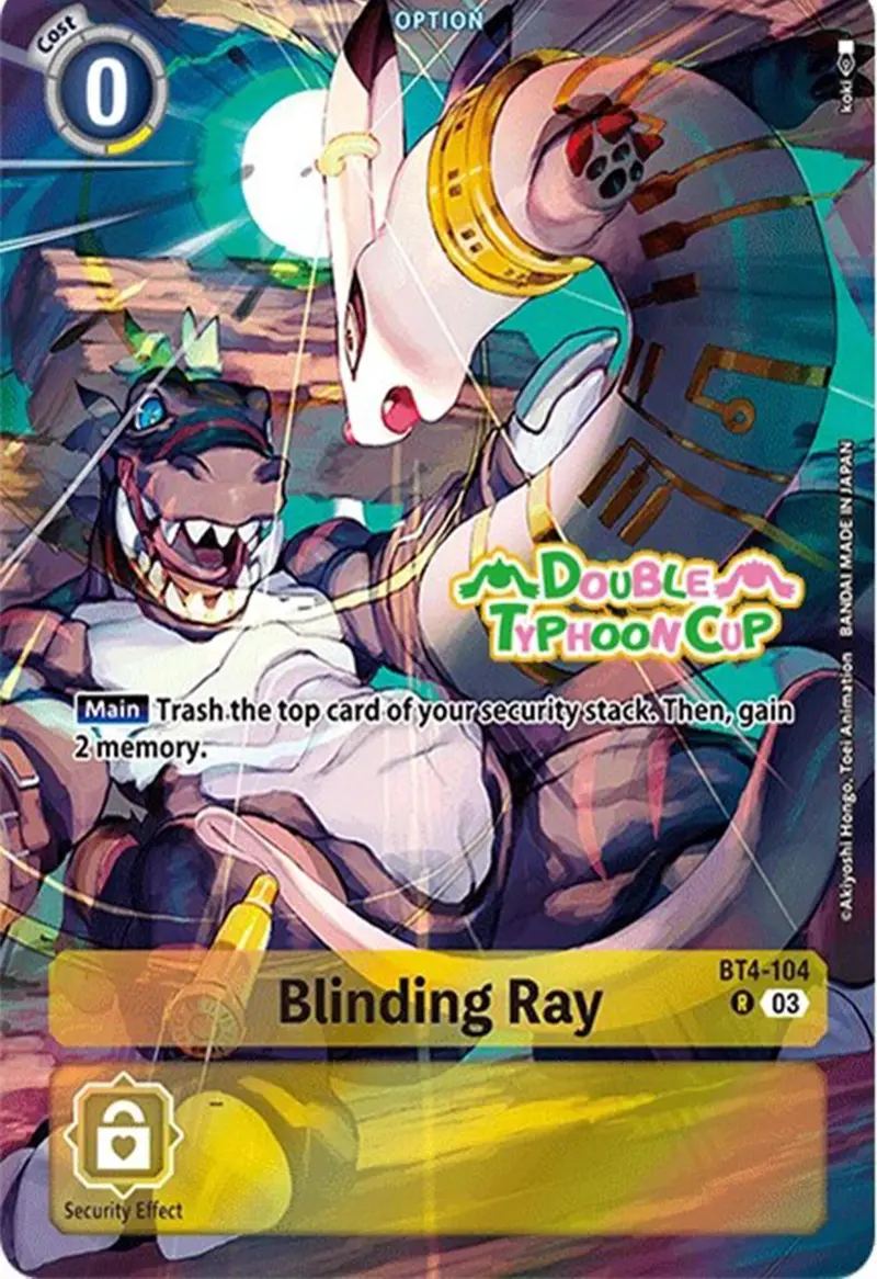 Blinding Ray [Bt4-104] (Bonus Pack) [Starter Deck: Double Typhoon Advanced Deck Set Pre-Release Cards] 1