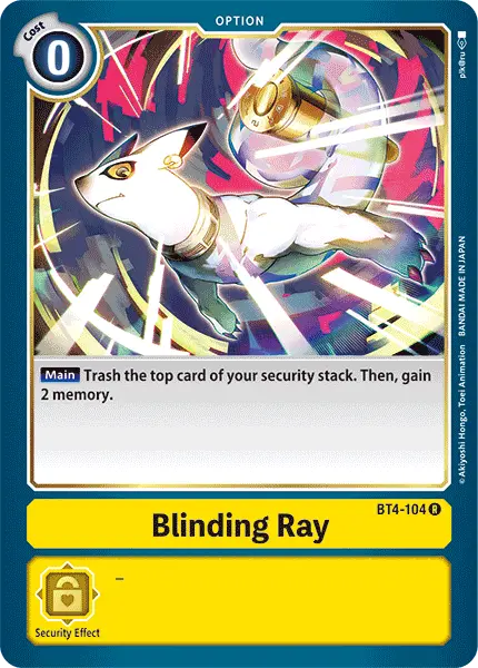 Blinding Ray [Bt4-104] [Great Legend] 1