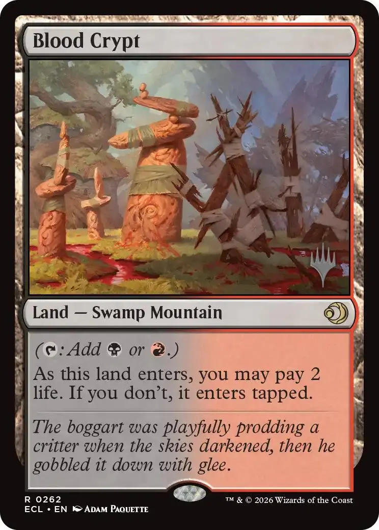 Blood Crypt [Lorwyn Eclipsed Promos] 1