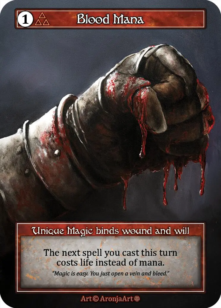 Blood Mana (Foil) [Gothic] 1