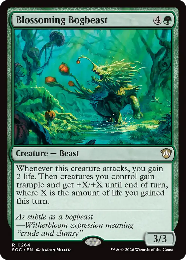 Blossoming Bogbeast [Secrets Of Strixhaven Commander] 1