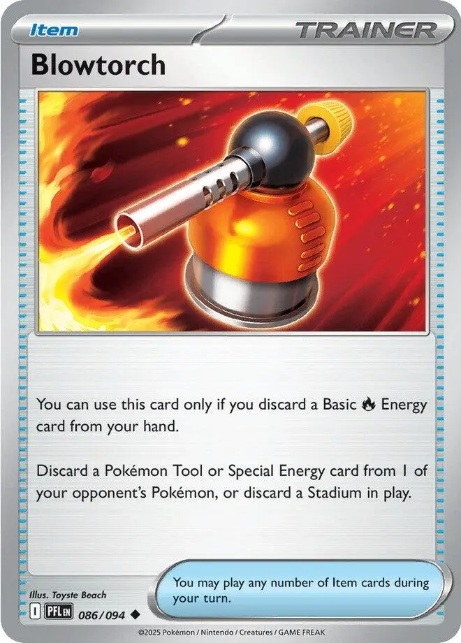 Blowtorch (086/094) [Mega Evolution: Phantasmal Flames] 1