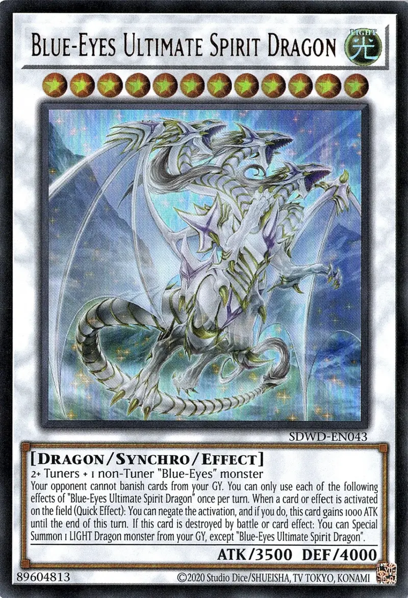 Blue-Eyes Ultimate Spirit Dragon (Unlimited) [Sdwd-En043] Ultra Rare 1