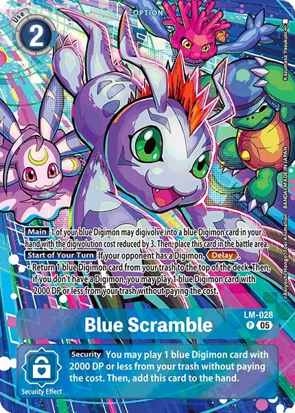 Blue Scramble [Lm-028] (Alternate Art) [Starter Deck: Protector Of Light] 1