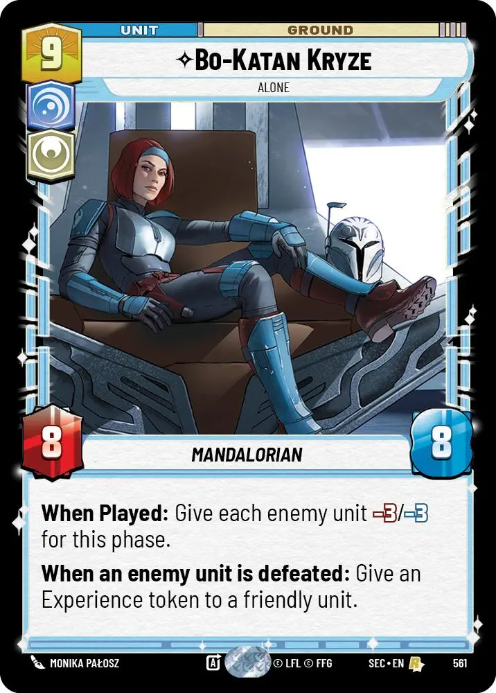 Bo-Katan Kryze - Katan Kryze - Alone (Foil) (561) (561) [Secrets Of Power] 1