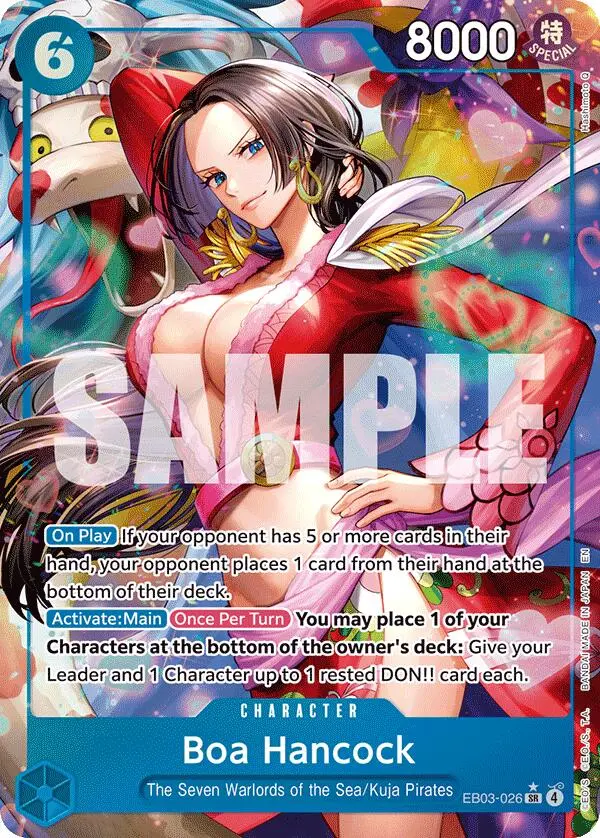 Boa Hancock (Alternate Art) [Extra Booster: One Piece Heroines Edition] 1