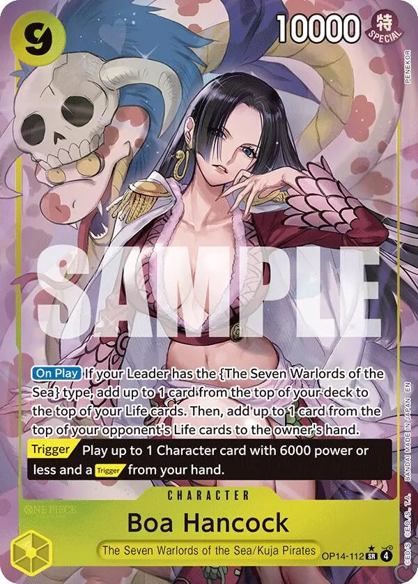 Boa Hancock (Op14-112) (Alternate Art) [The Azure Sea's Seven] 1