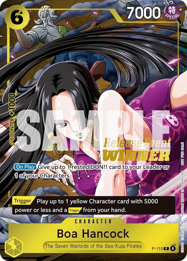 Boa Hancock (Op15 Release Event Winner) [One Piece Promotion Cards] 1