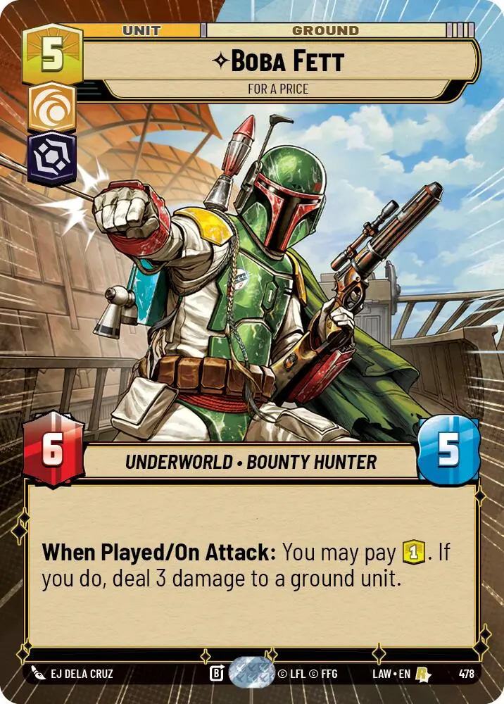 Boba Fett - For A Price (478) (Hyperspace) (478) [A Lawless Time] 1