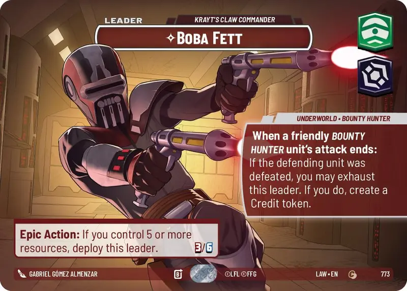 Boba Fett - Krayt's Claw Commander (Showcase) (773) (773) [A Lawless Time] 1
