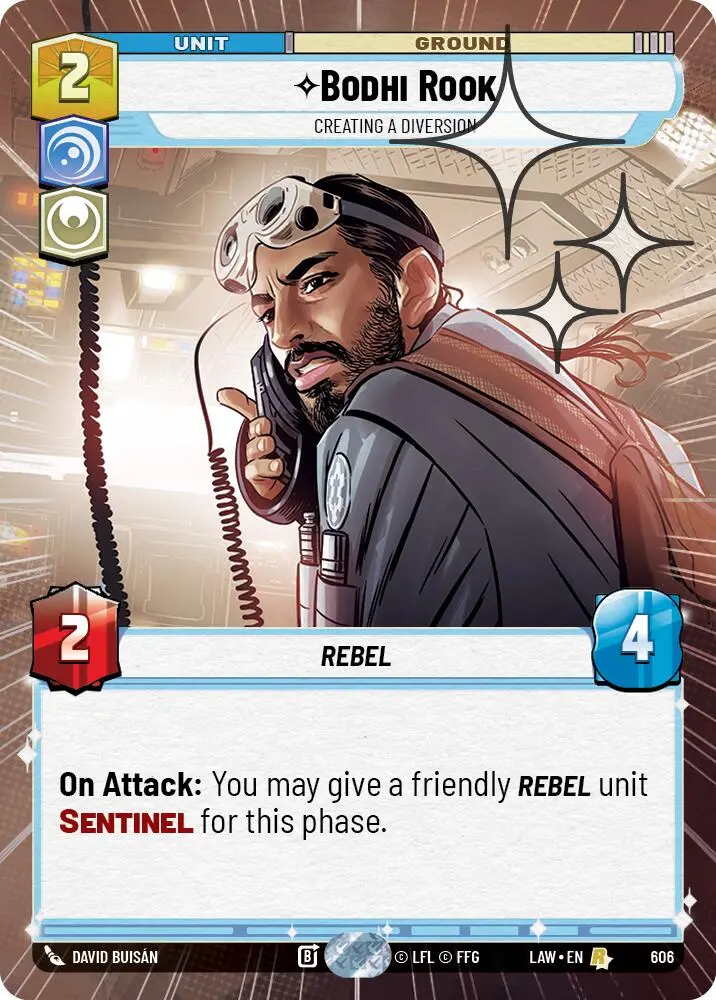 Bodhi Rook - Creating A Diversion (606) (Hyperspace Foil) (606) [A Lawless Time] 1