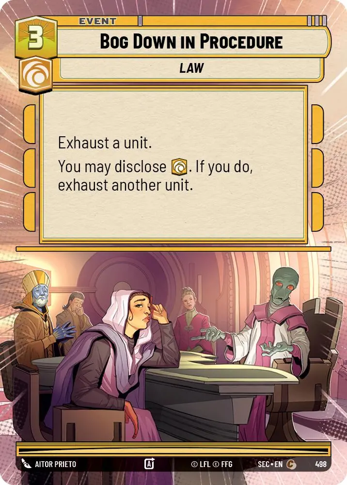 Bog Down In Procedure (498) (Hyperspace) (498) [Secrets Of Power] 1