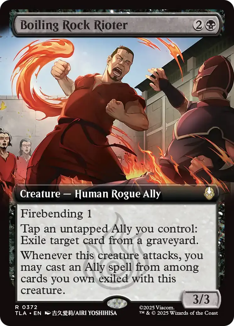 Boiling Rock Rioter (Extended Art) [Avatar: The Last Airbender] 1