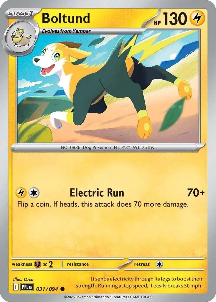 Boltund (031/094) [Mega Evolution: Phantasmal Flames] 1
