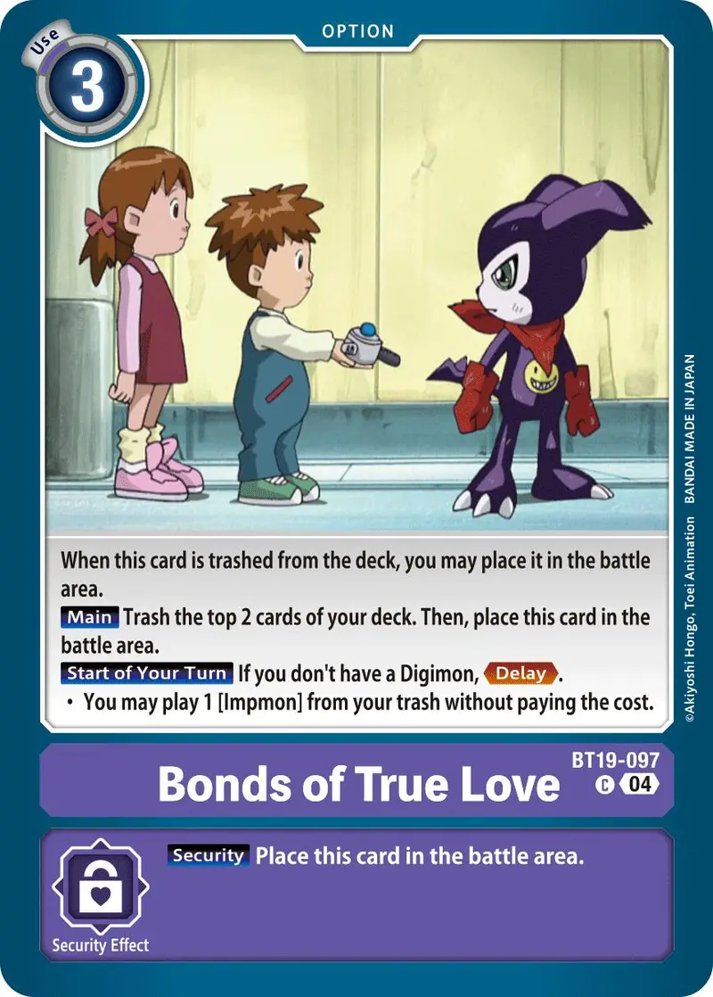 Bonds Of True Love [Bt19-097] [Release Special Booster Ver.2.5] 1