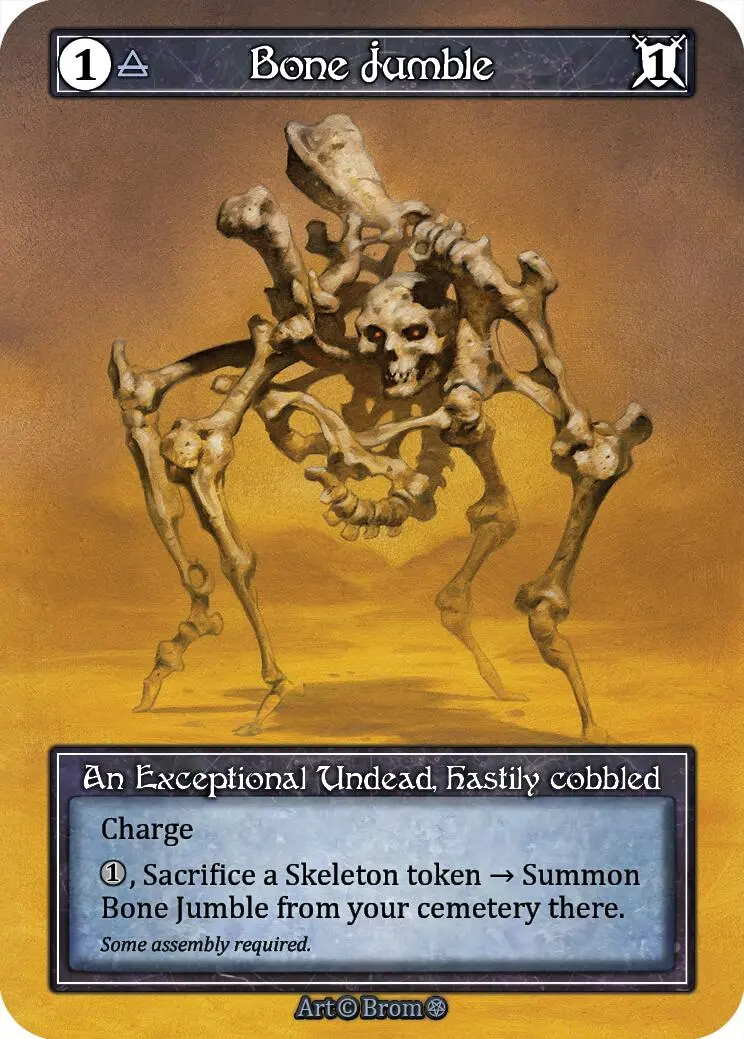 Bone Jumble (Foil) [Gothic] 1