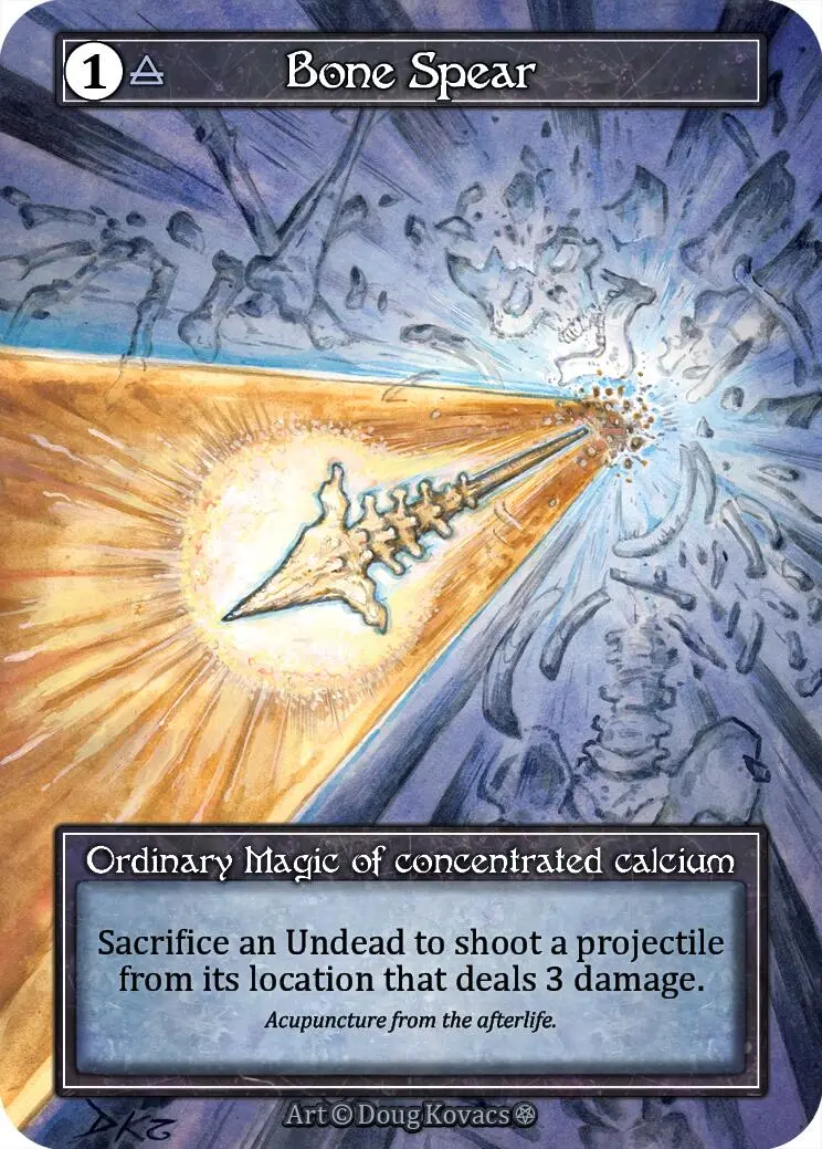 Bone Spear (Foil) [Gothic] 1
