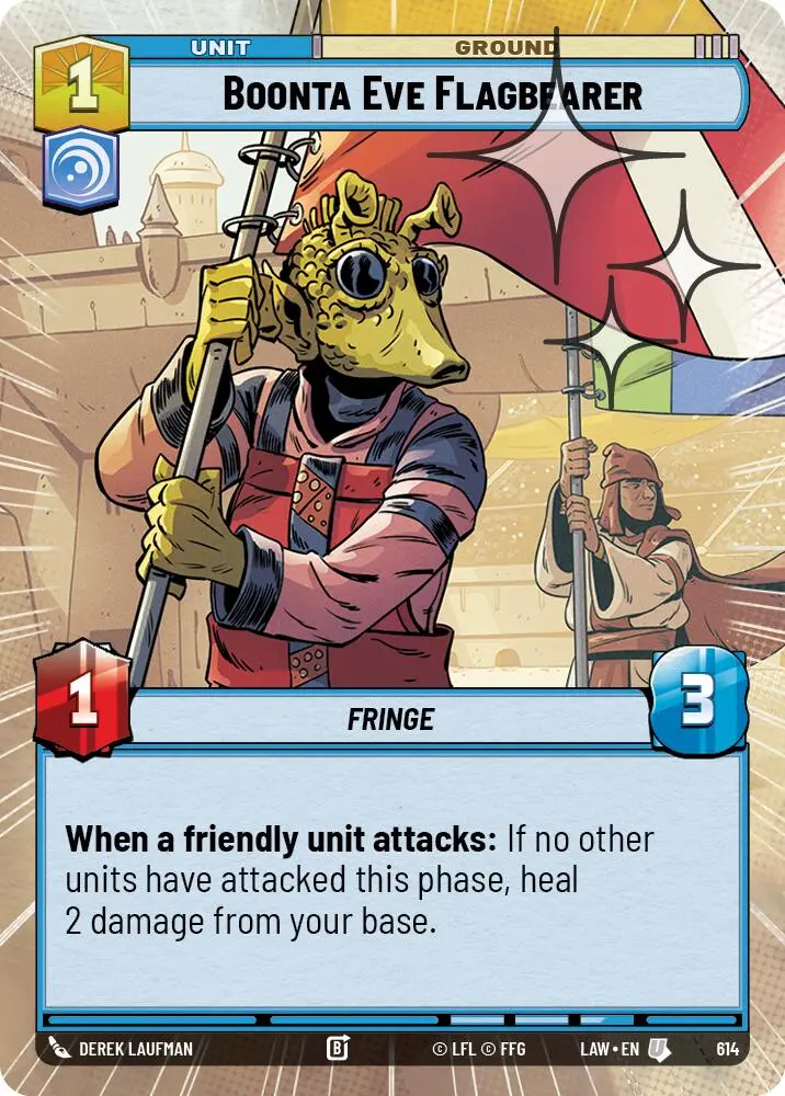 Boonta Eve Flagbearer (614) (Hyperspace Foil) (614) [A Lawless Time] 1