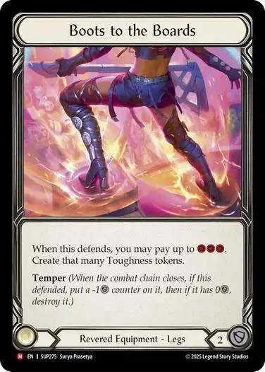 Boots To The Boards (Cold Foil) [Sup274] (Super Slam)  Cold Foil 1