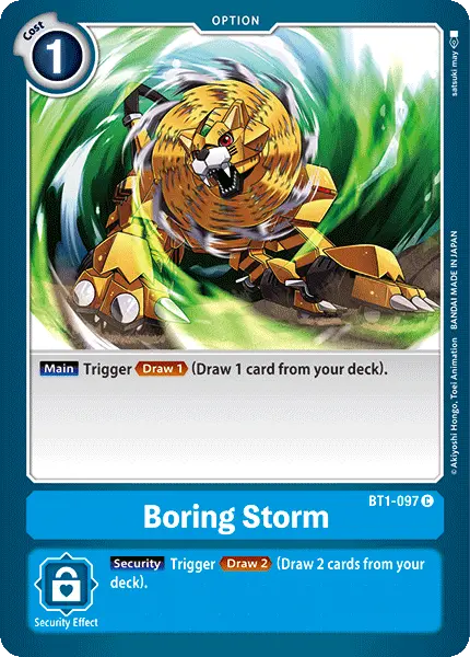 Boring Storm [Bt1-097] [Release Special Booster Ver.1.0] 1