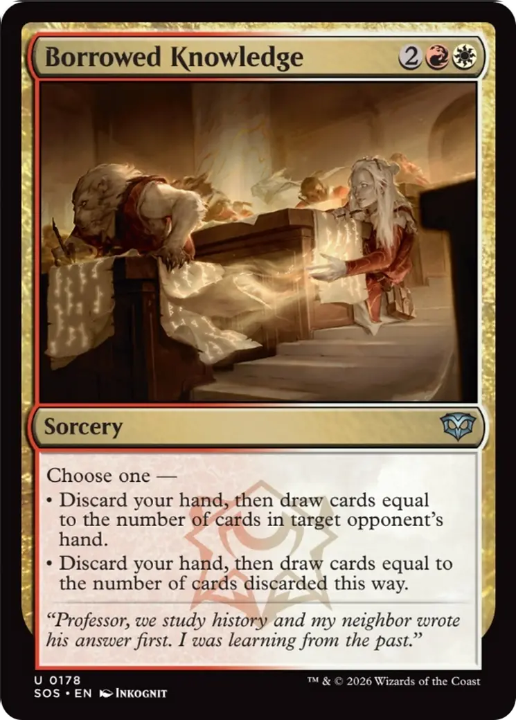 Borrowed Knowledge [Secrets Of Strixhaven] 1
