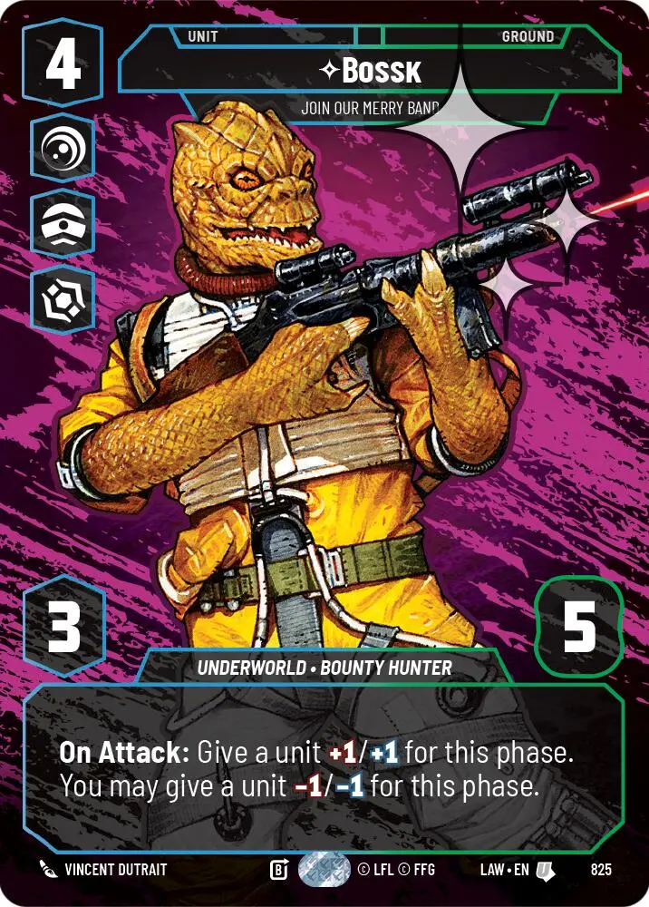 Bossk - Join Our Merry Band (Prestige Foil) (825) (825) [A Lawless Time] 1