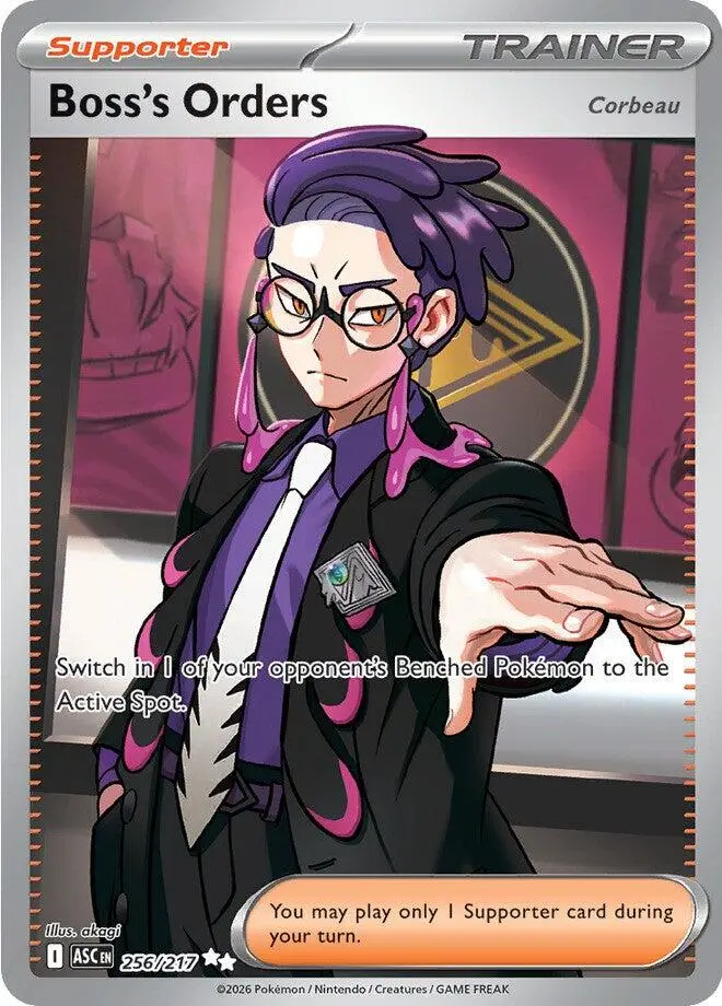 Boss's Orders [Corbeau] - 256/217 [Mega Evolution: Ascended Heroes] 1
