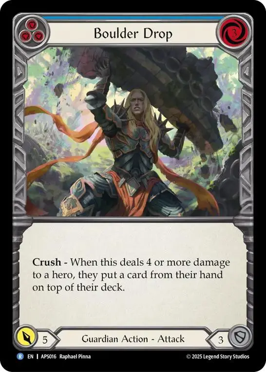 Boulder Drop (Blue) [Aps016] (Armory Deck: Pleiades) 1