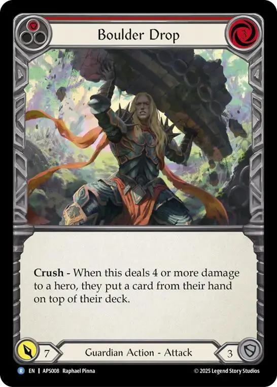 Boulder Drop (Red) [Aps008] (Armory Deck: Pleiades) 1