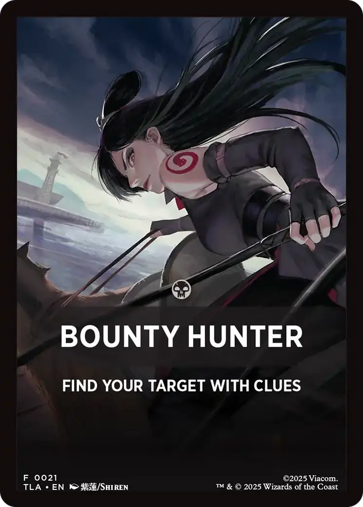 Bounty Hunter Theme Card [Avatar: The Last Airbender Tokens] 1